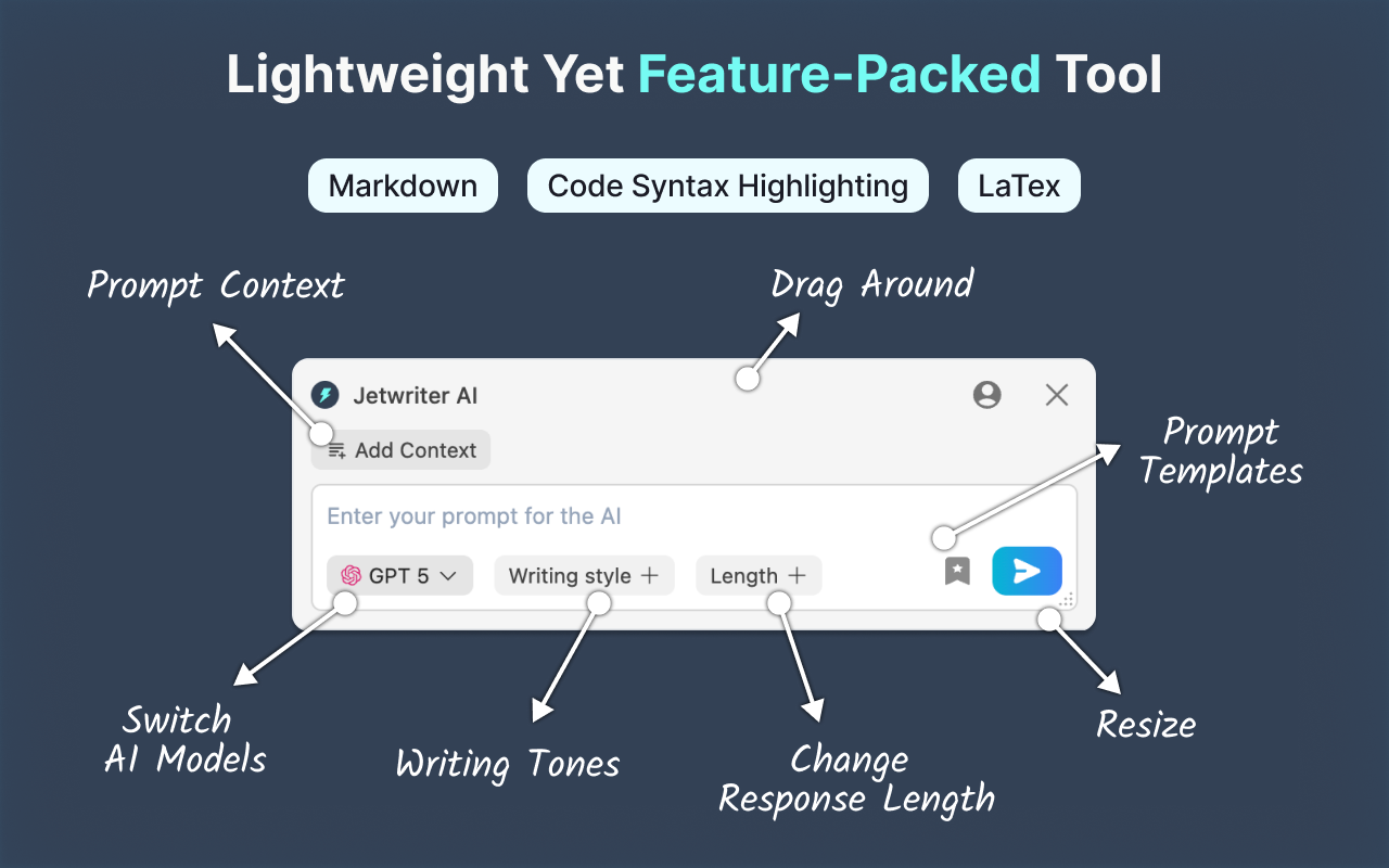 Jetwriter AI: Reply Emails, Ask Page, Summarize, Fix Grammar, and More - 截图 5