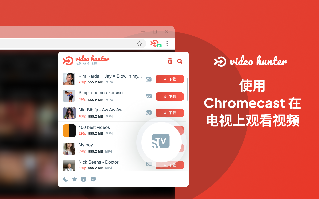 视频下载器 - Video Hunter - 截图 1
