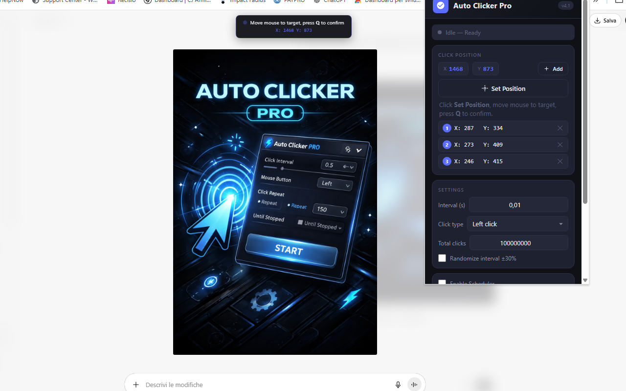 Auto Clicker Pro - 截图 1