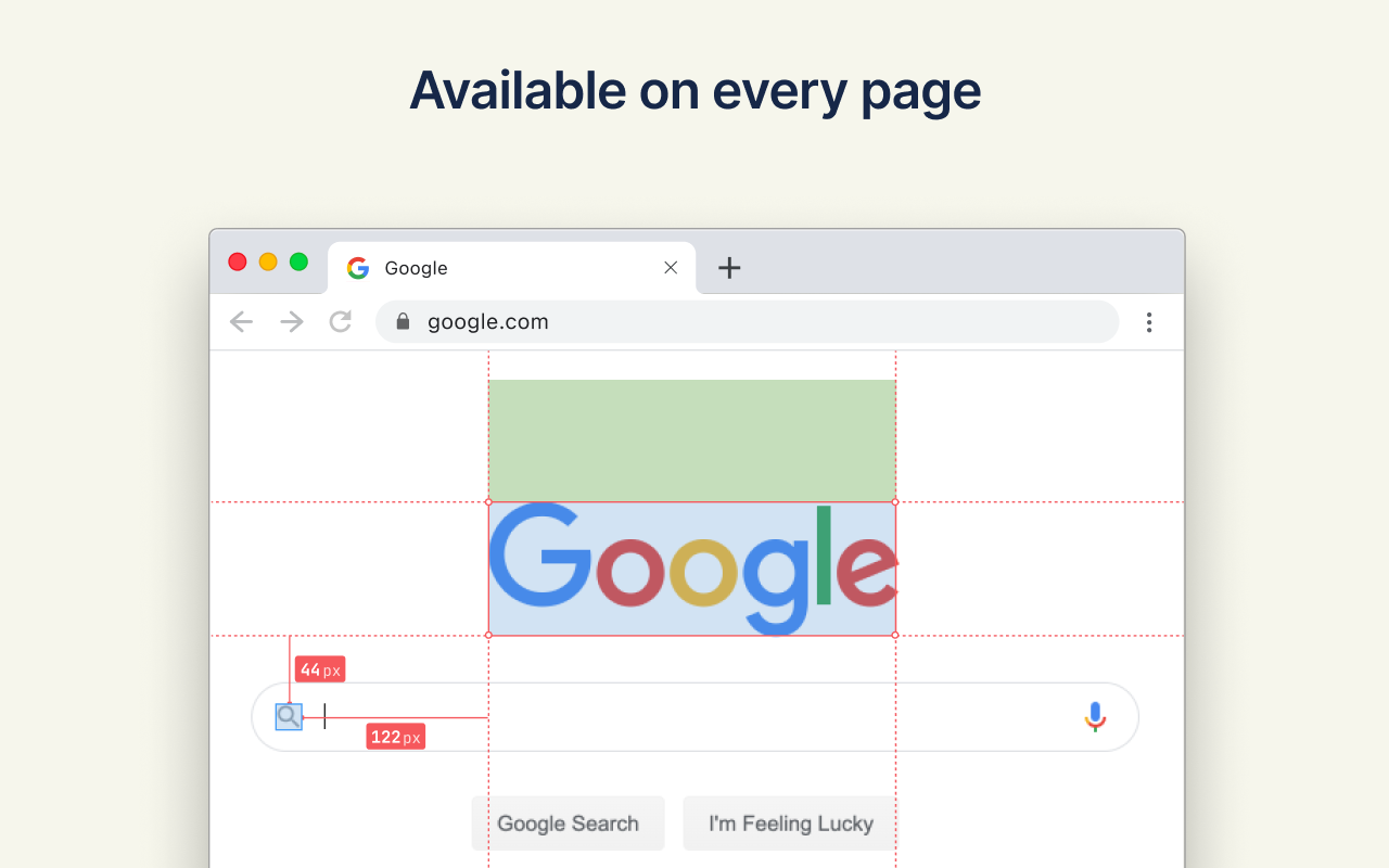 Measuremate — Pixel Ruler for Web Design - 截图 1