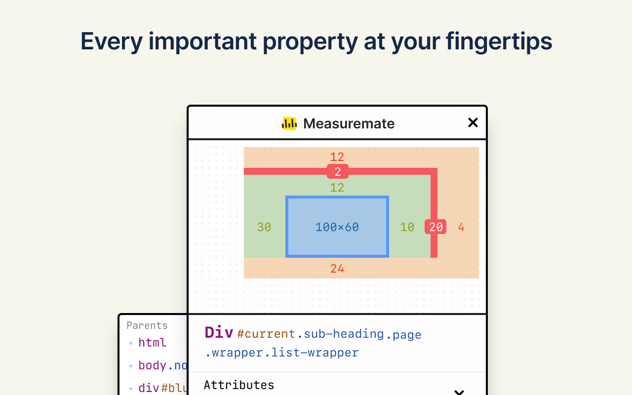 Measuremate — Pixel Ruler for Web Design - 截图 3