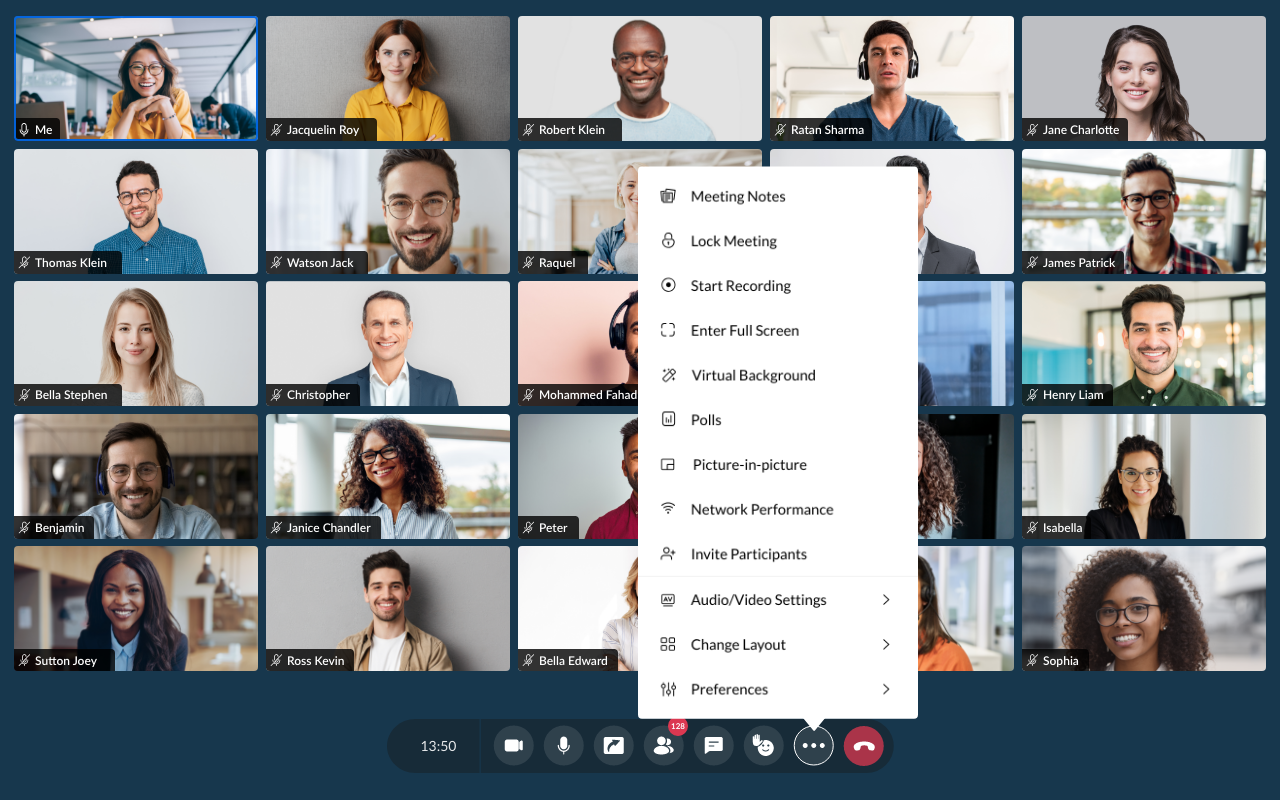 Zoho Meeting - 截图 1