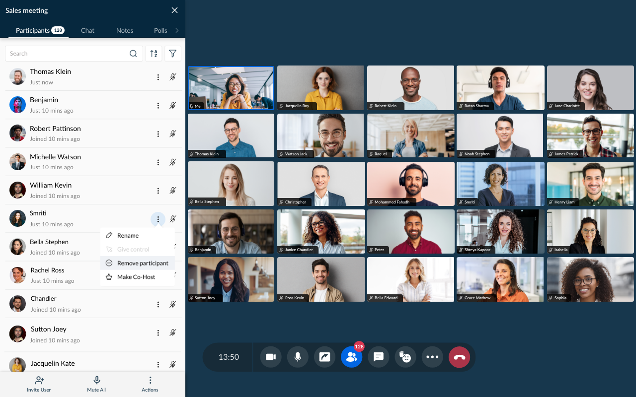 Zoho Meeting - 截图 4