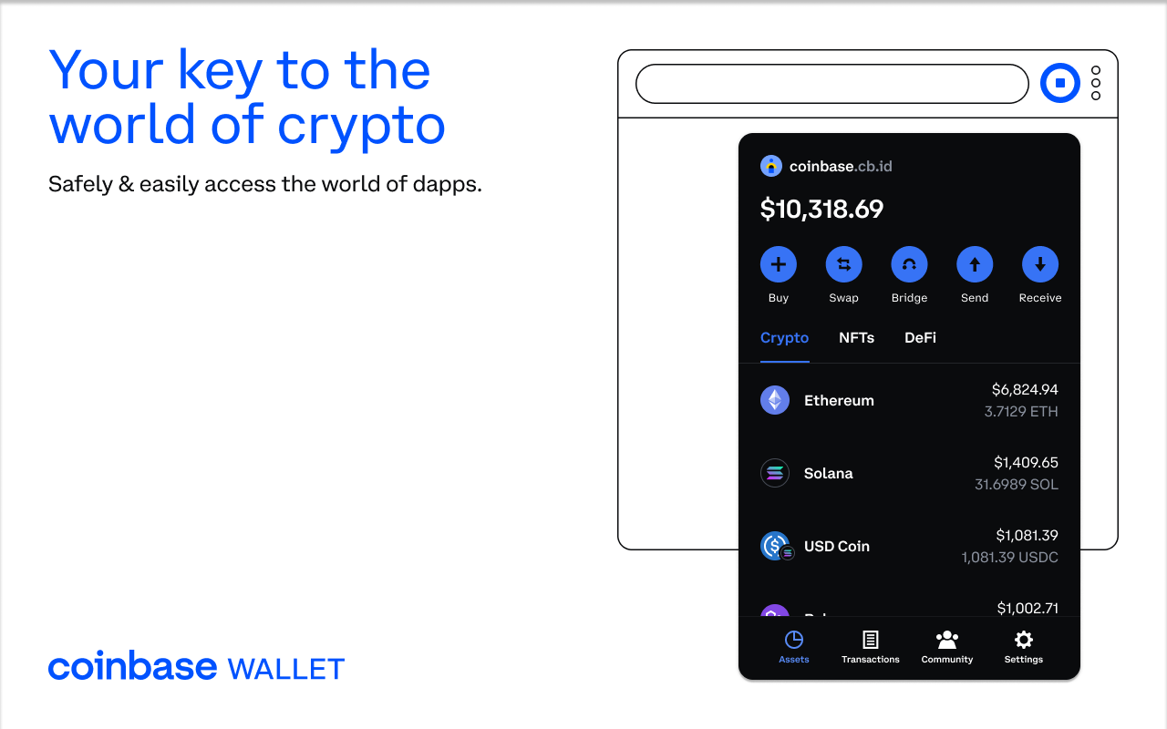 Coinbase Wallet extension - 截图 4
