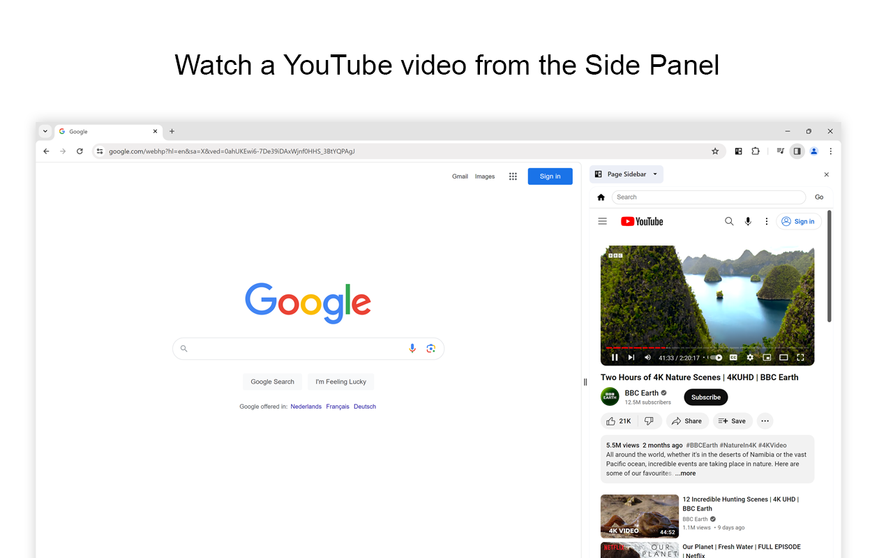 Page Sidebar | Open any page in side panel - 截图 1