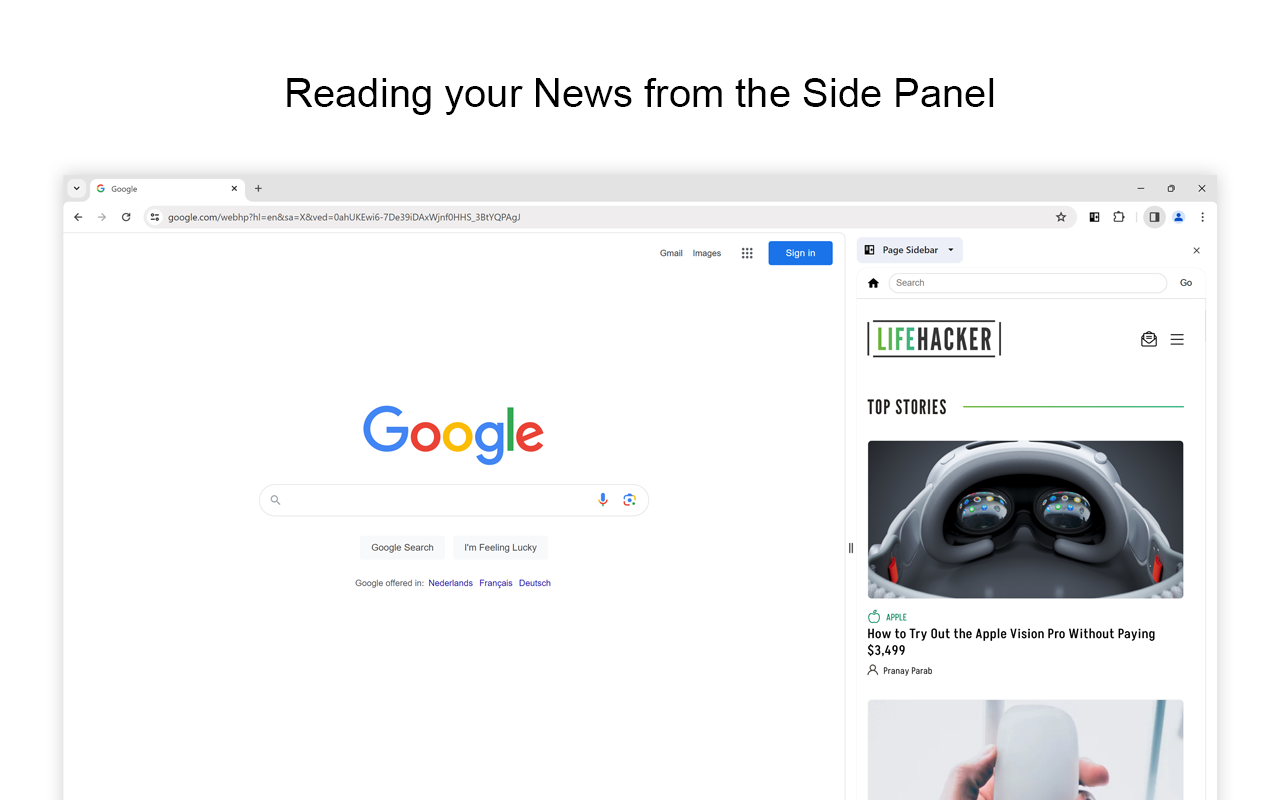 Page Sidebar | Open any page in side panel - 截图 3