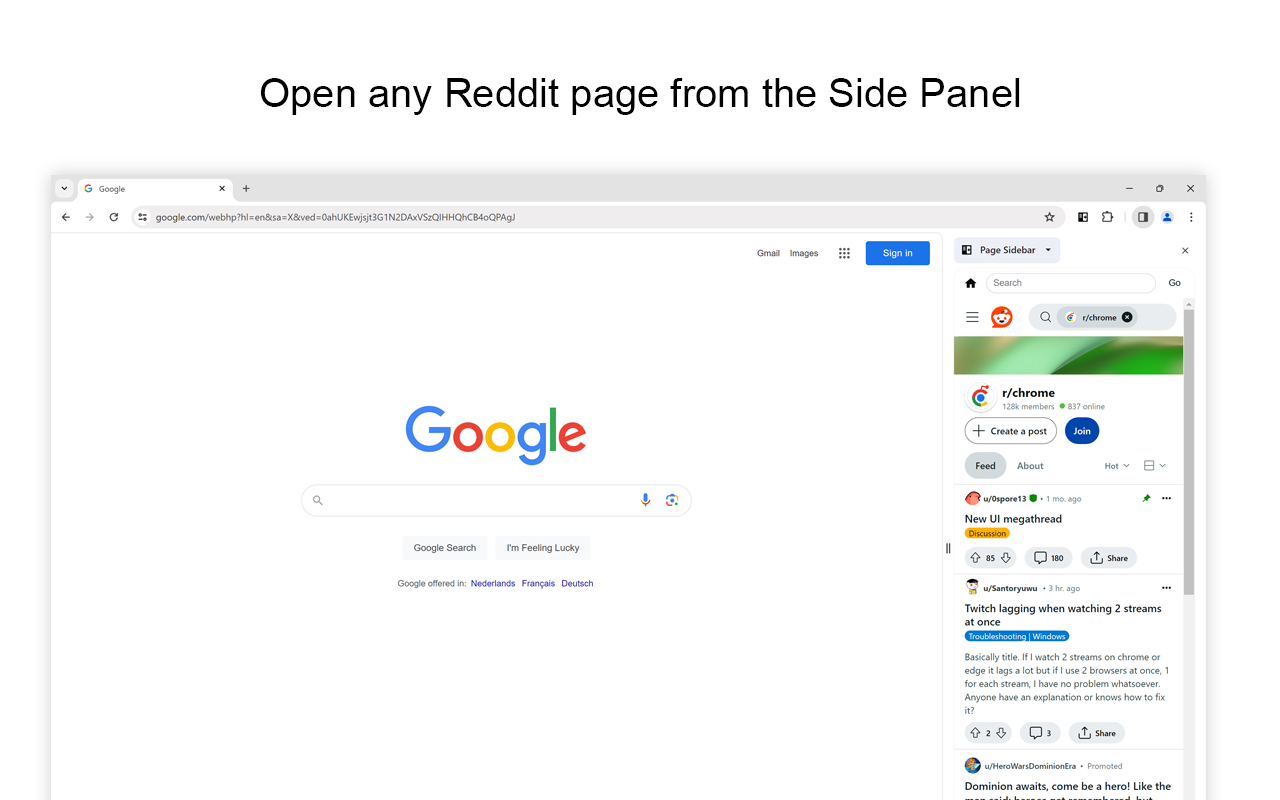 Page Sidebar | Open any page in side panel - 截图 5