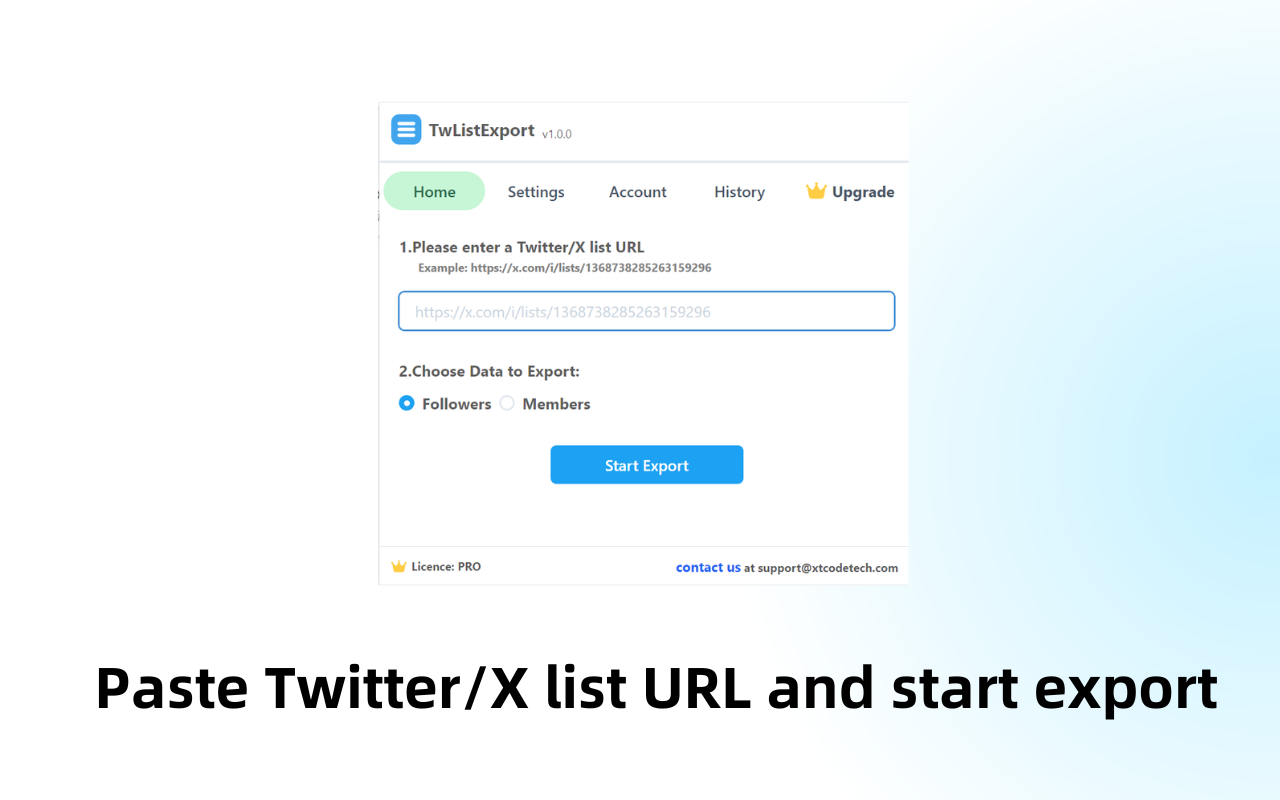 TwListExport - 导出 Twitter/X 列表关注者和成员 - 截图 2