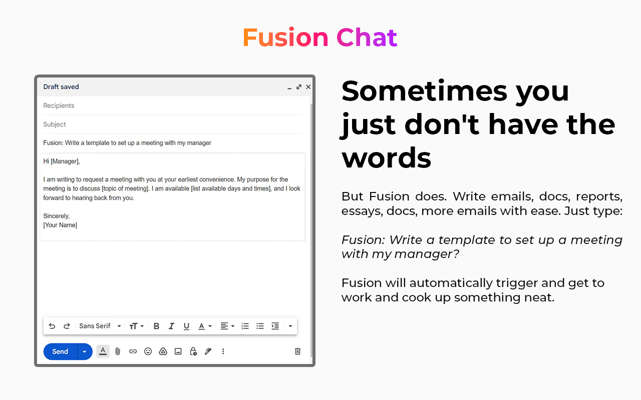 Chat AI - SideBar AI by Fusion - 截图 4