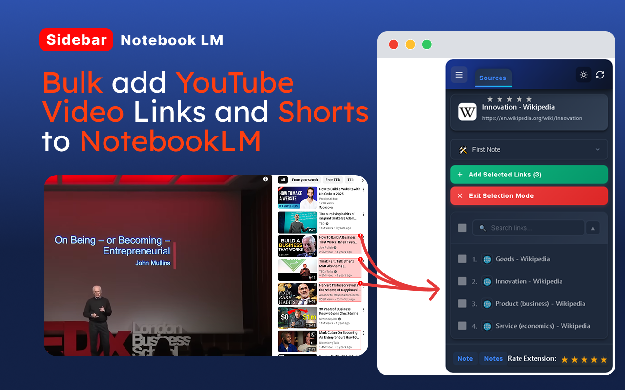 NotebookLM AI Sidebar - 截图 2