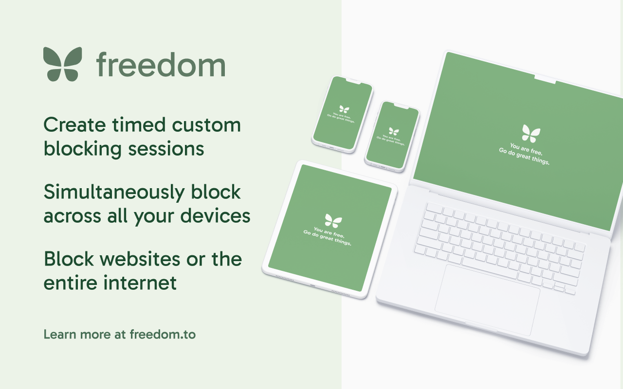 Freedom - Website Blocker for Chrome - 截图 1
