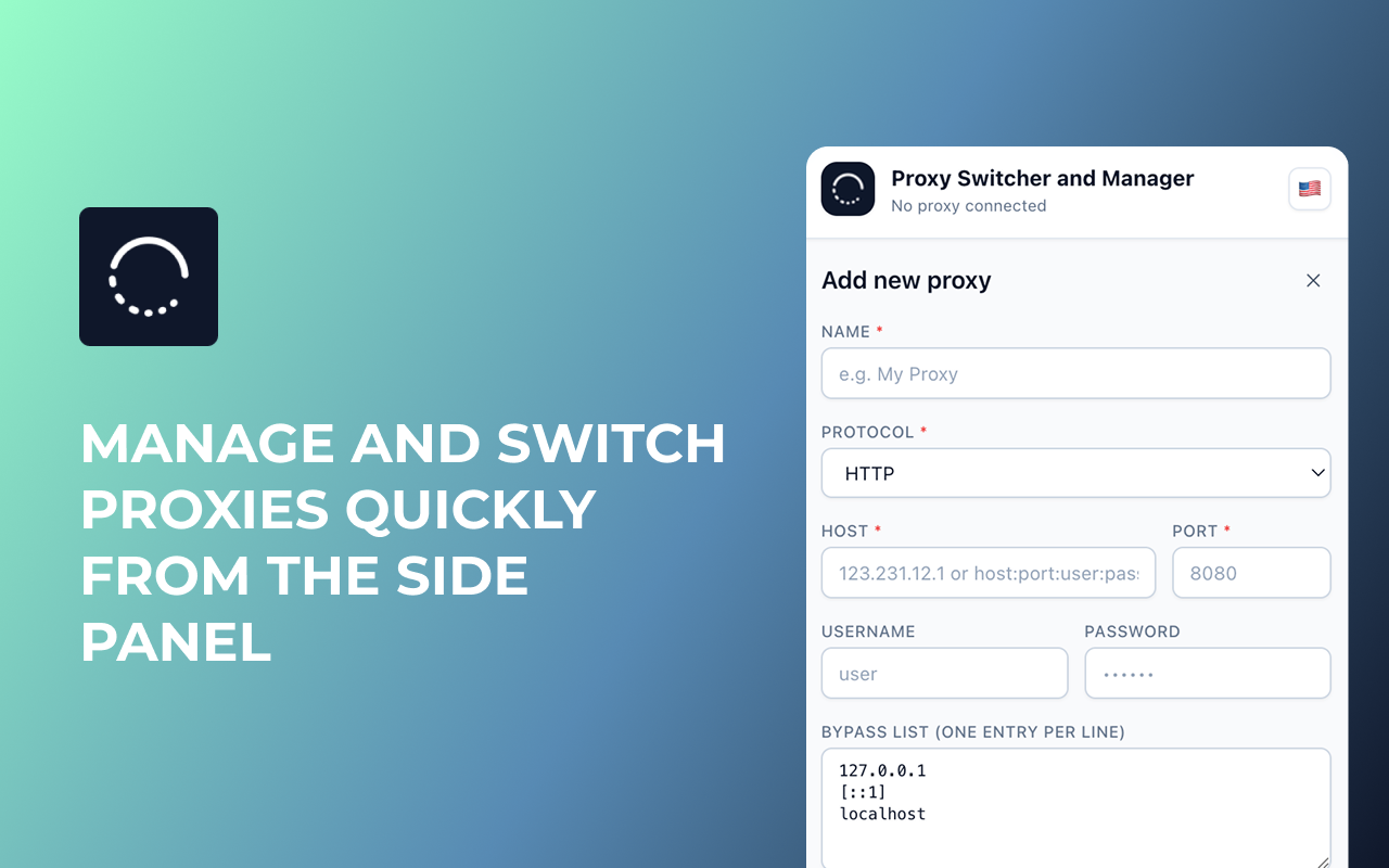 Proxy Switcher and Manager - 截图 1