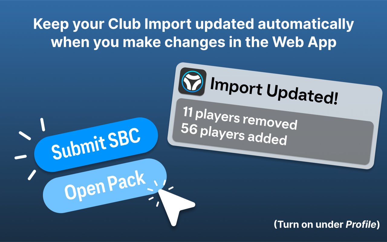 EasySBC Club Import - 截图 1