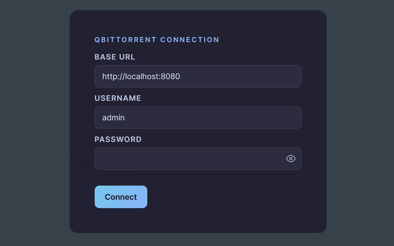 qBittorrent Web UI Companion - 截图 4