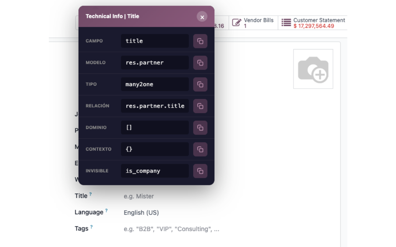 OdooSnip - Developer Tools for Odoo - 截图 2