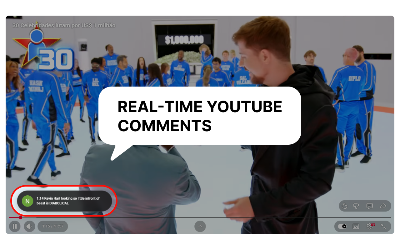 CommentSync - Real-time YouTube Comments - 截图 2