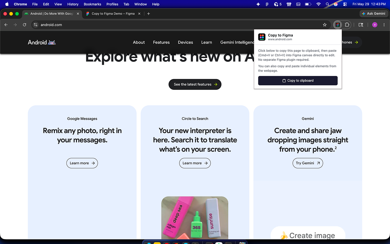 Copy to Figma - 100% free, 100% private, works on all Figma plans - 截图 1