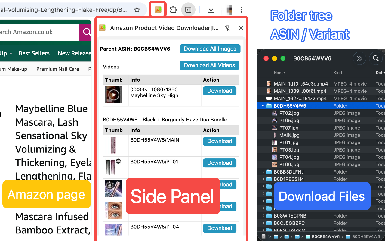 Amazon Product Video Downloader - Images bulk download - 截图 3