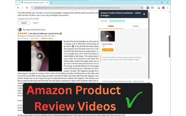 Amazon Product Media Downloader - Videos & Images - 截图 4