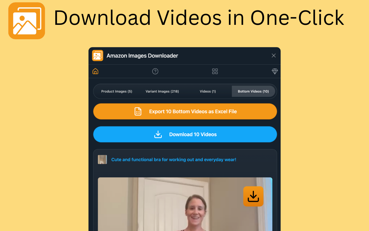 Amazon Images Downloader - Amazon Image & Video Downloader - 截图 3