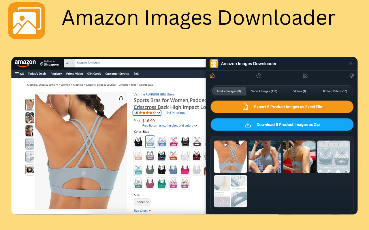 Amazon Images Downloader - Amazon Image & Video Downloader - 截图 4