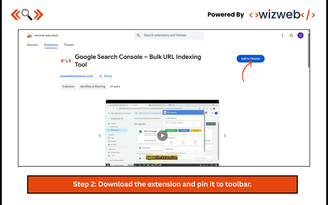 Google Search Console – Bulk URL Indexing Tool - 截图 1