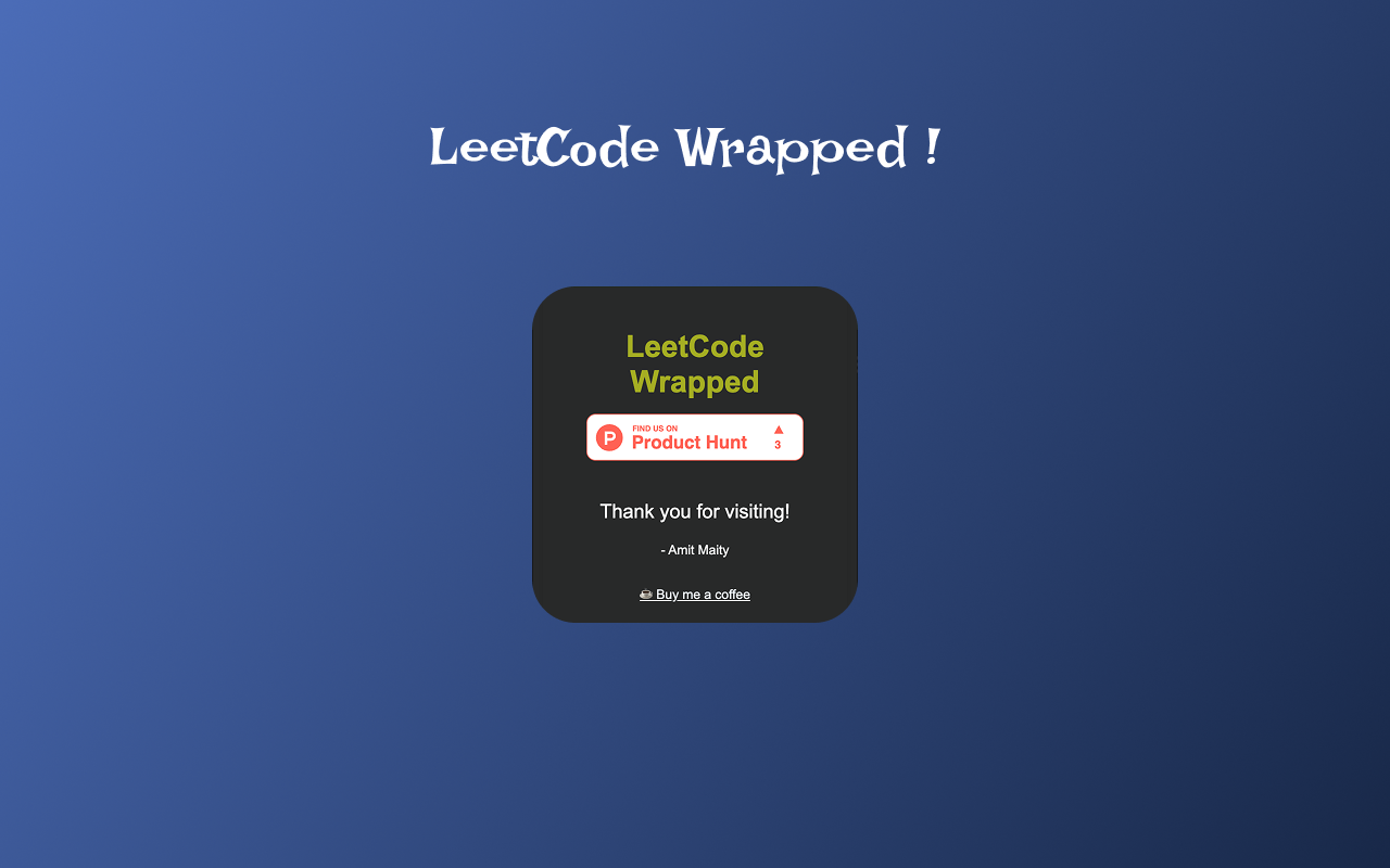 LeetCode Wrapped - 截图 2