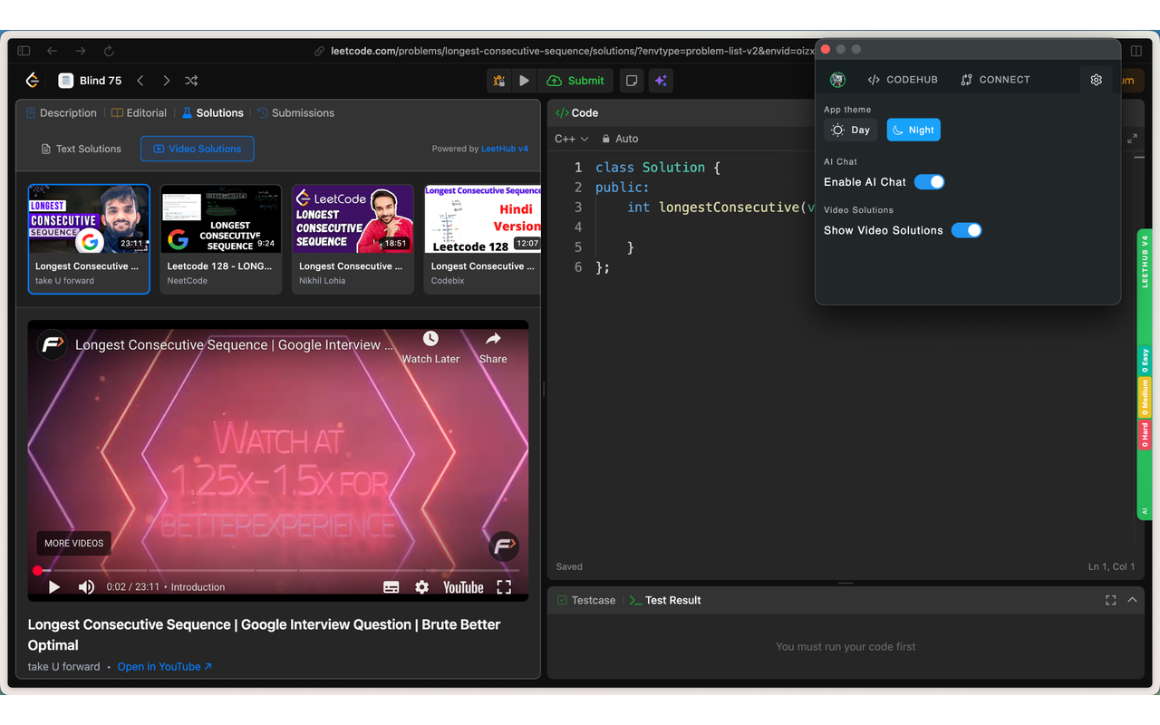 LeetHub AI - Sync LeetCode, GFG & HackerRank to GitHub - 截图 5