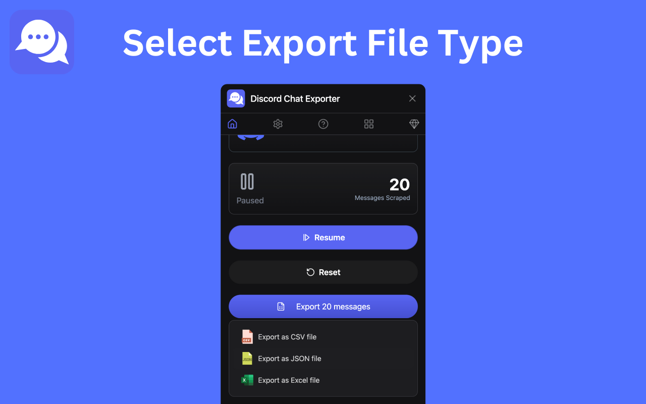 Discord Chat Exporter - Export Discord messages and attachments - 截图 4