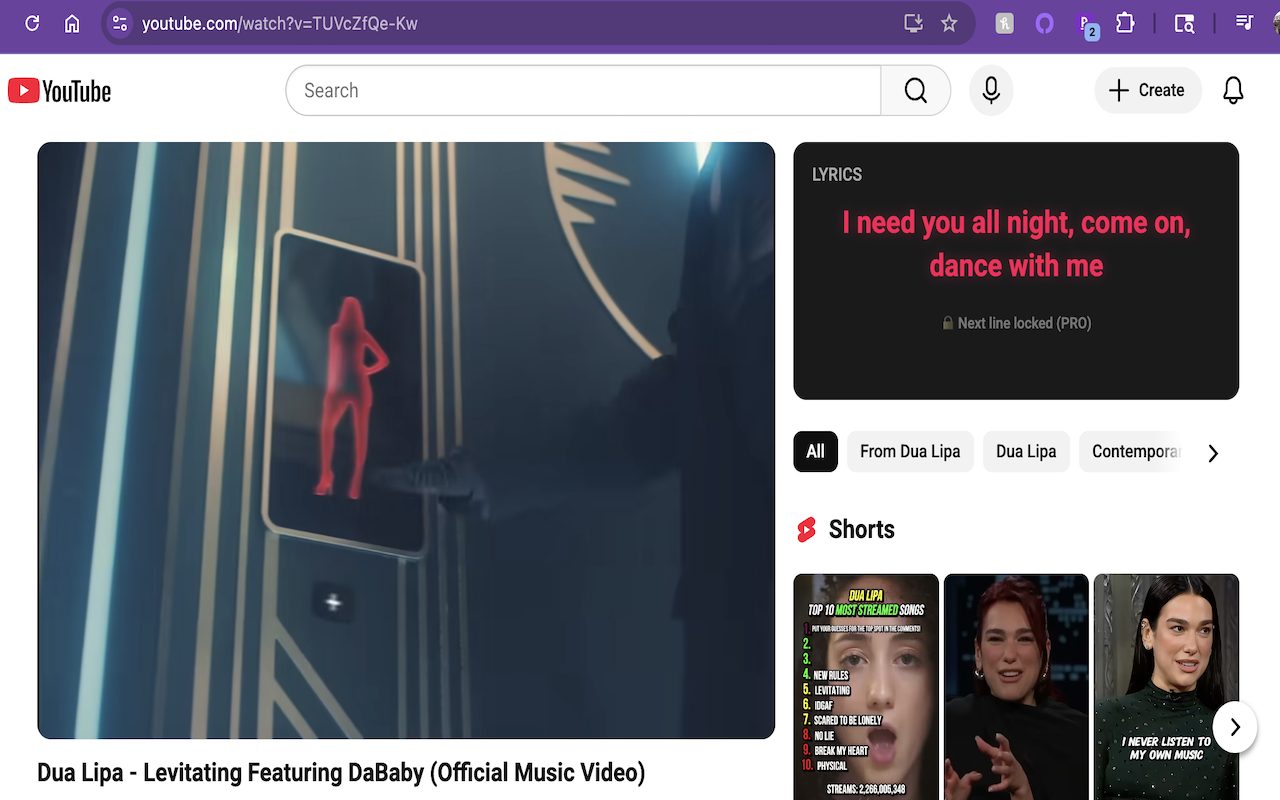 Turn YouTube into Karaoke 🎤 (Lyrics + Vocal Reduction) - 截图 1