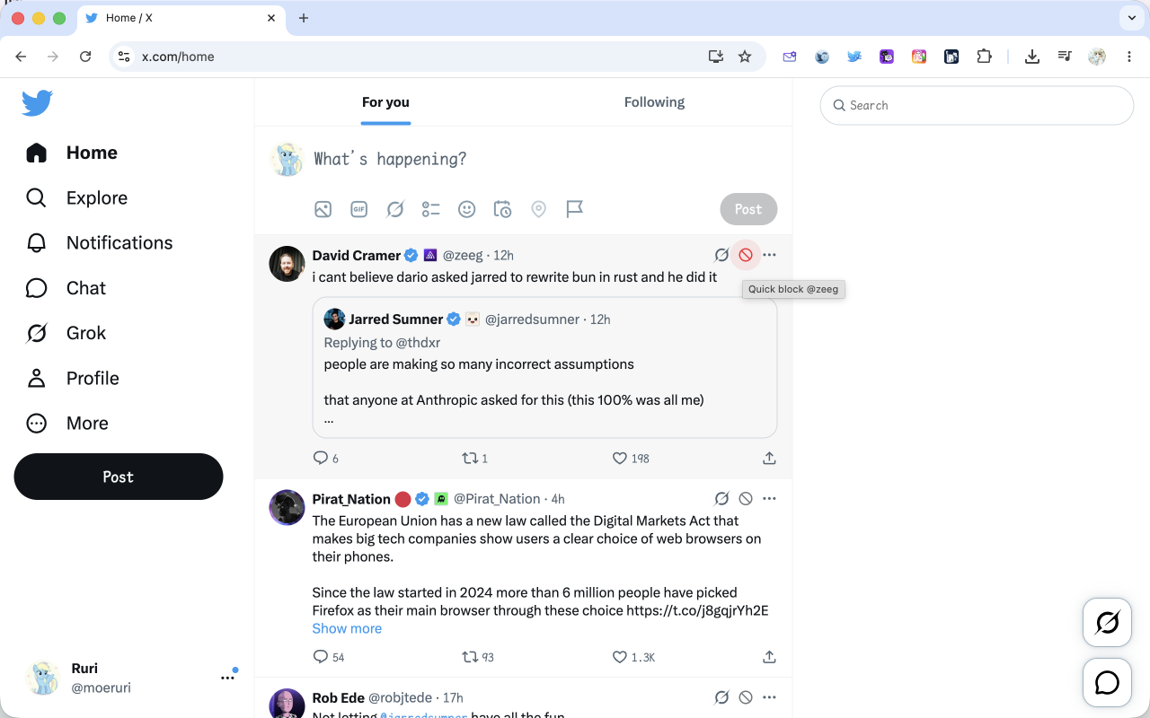 Twitter Blocker - 截图 2