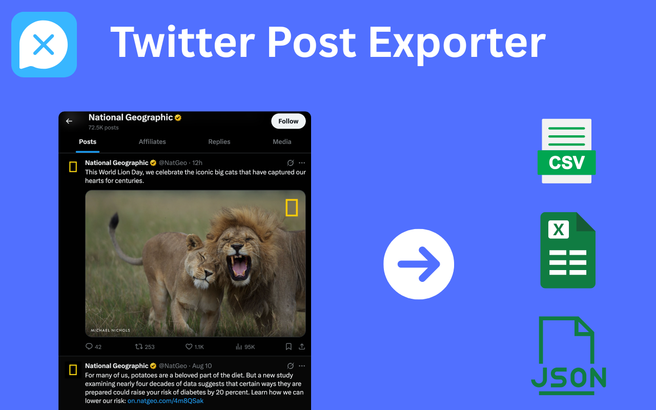 Twitter Post Exporter - Download Twitter / X Posts - 截图 2