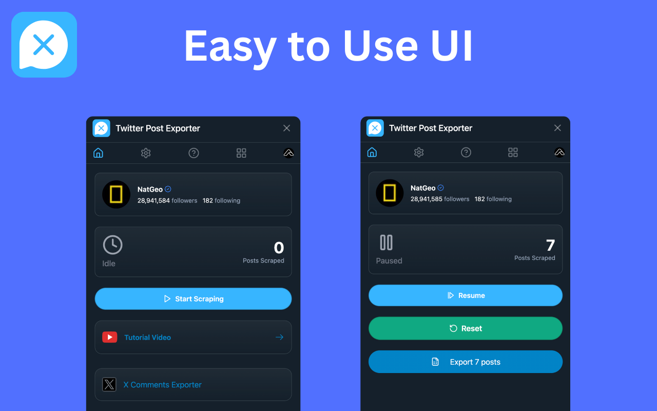 Twitter Post Exporter - Download Twitter / X Posts - 截图 3