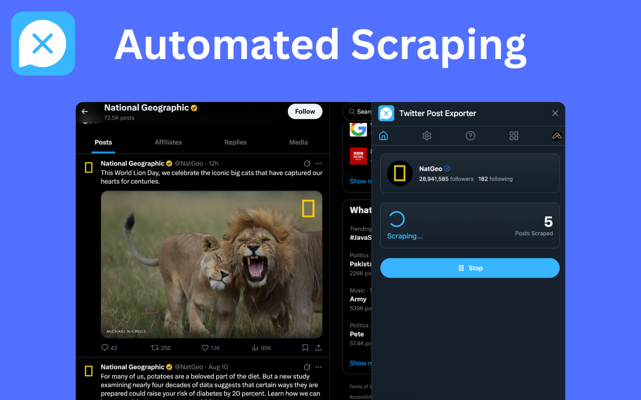 Twitter Post Exporter - Download Twitter / X Posts - 截图 4