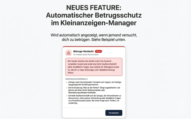Kleinanzeigen Manager – AI Powered - 截图 2