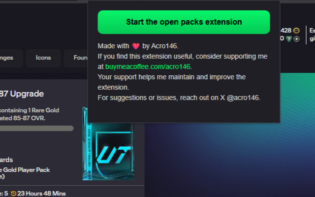 FC26 Pack Opener - 截图 2