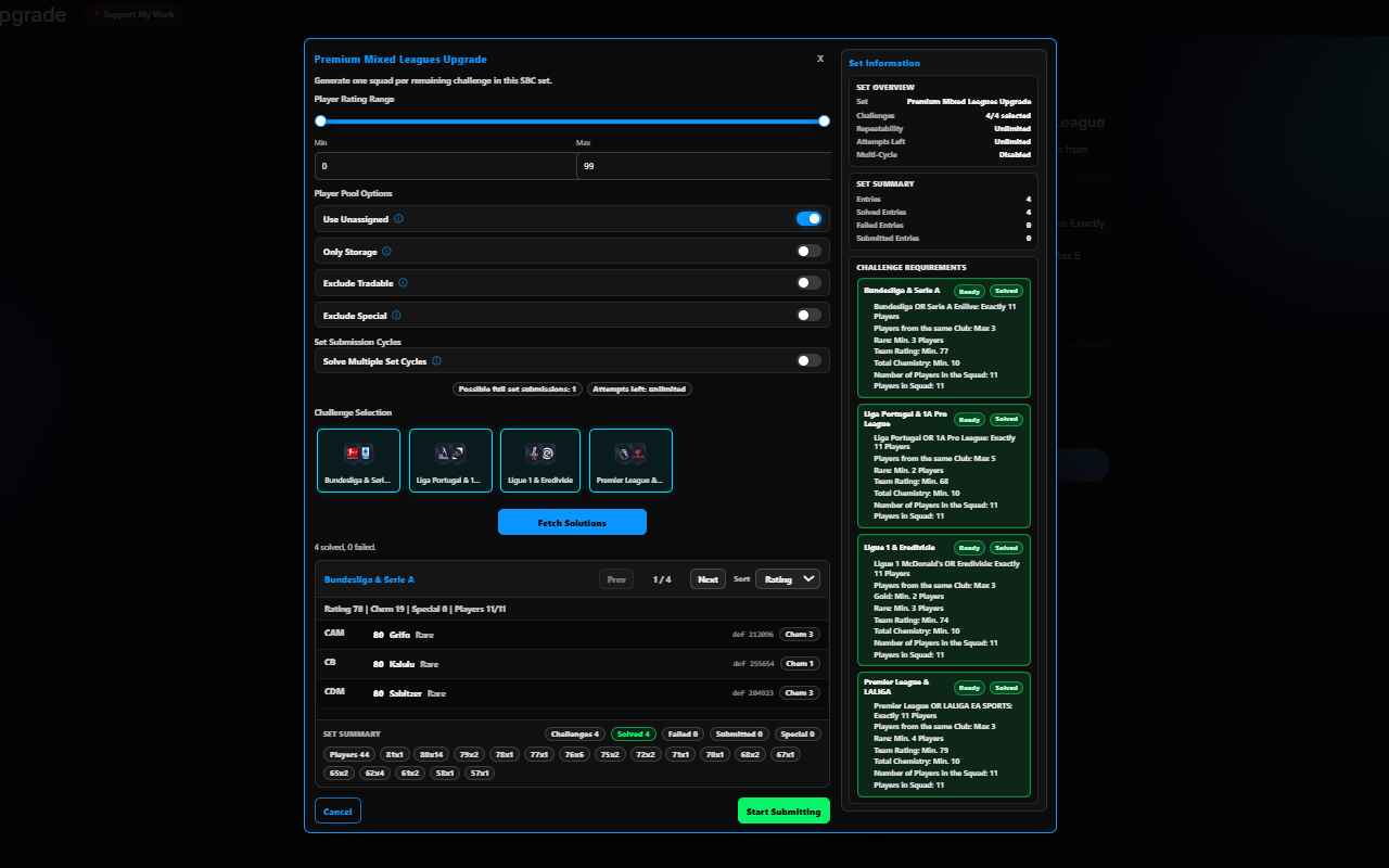AutopilotSBC | FC26 SBC Solver - 截图 5
