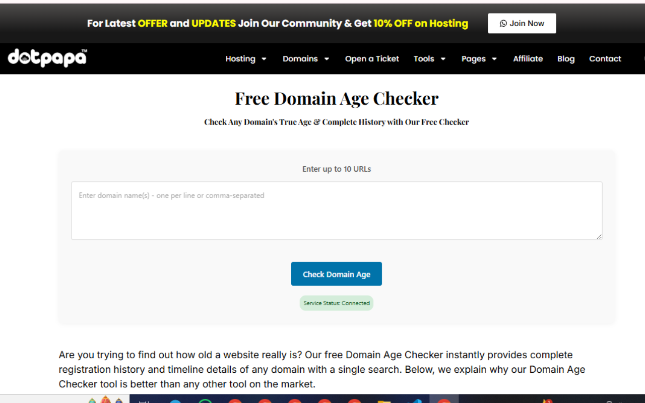 Domain Age Checker | Website Age Checker - 截图 2