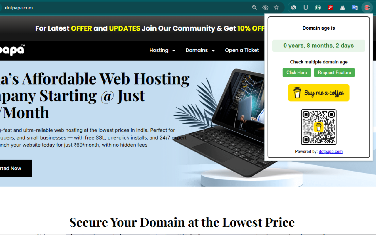 Domain Age Checker | Website Age Checker - 截图 4