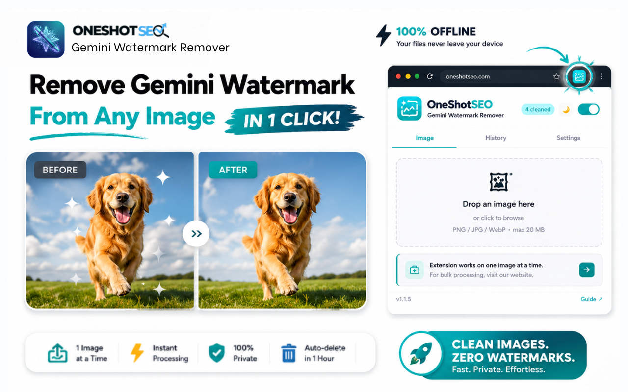 Gemini Watermark Remover — AI图片与视频闪光水印去除工具 - 截图 3
