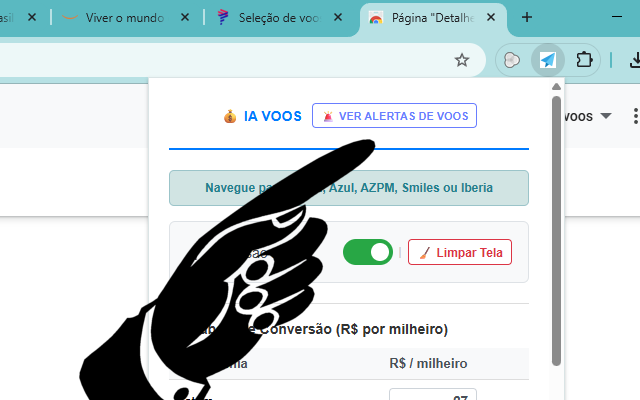 IA Voos - Conversor de Milhas - 截图 3