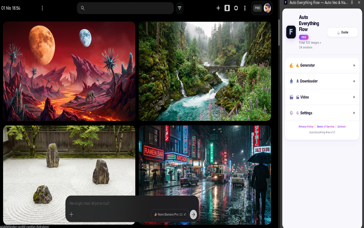 Auto Everything Flow - Auto Veo & Nano Banana Pro - 截图 2