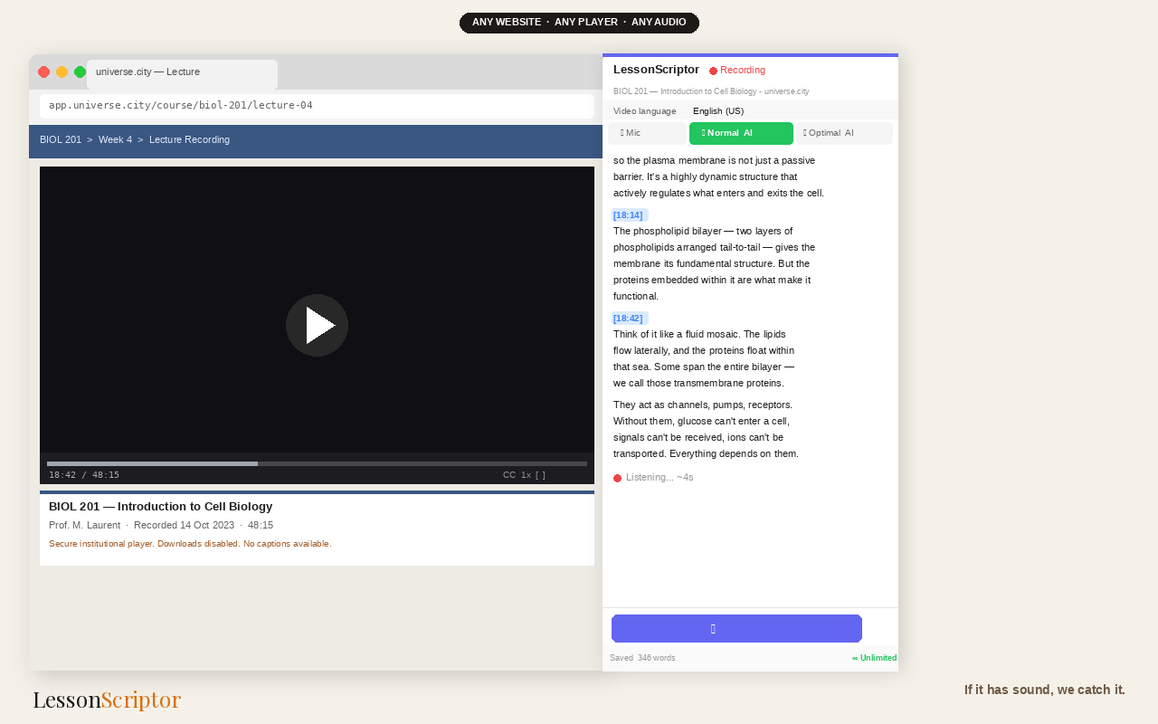 LessonScriptor - 截图 1
