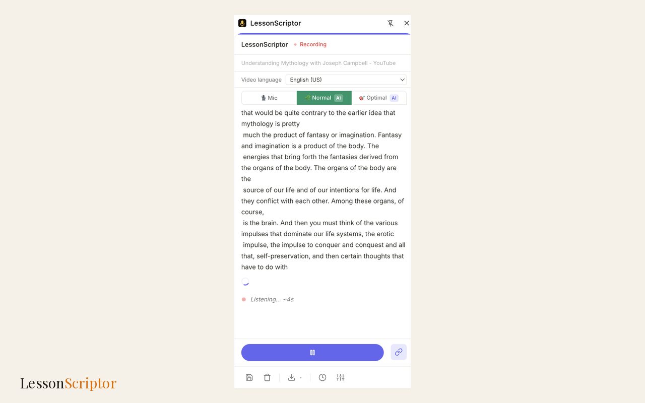 LessonScriptor - 截图 2