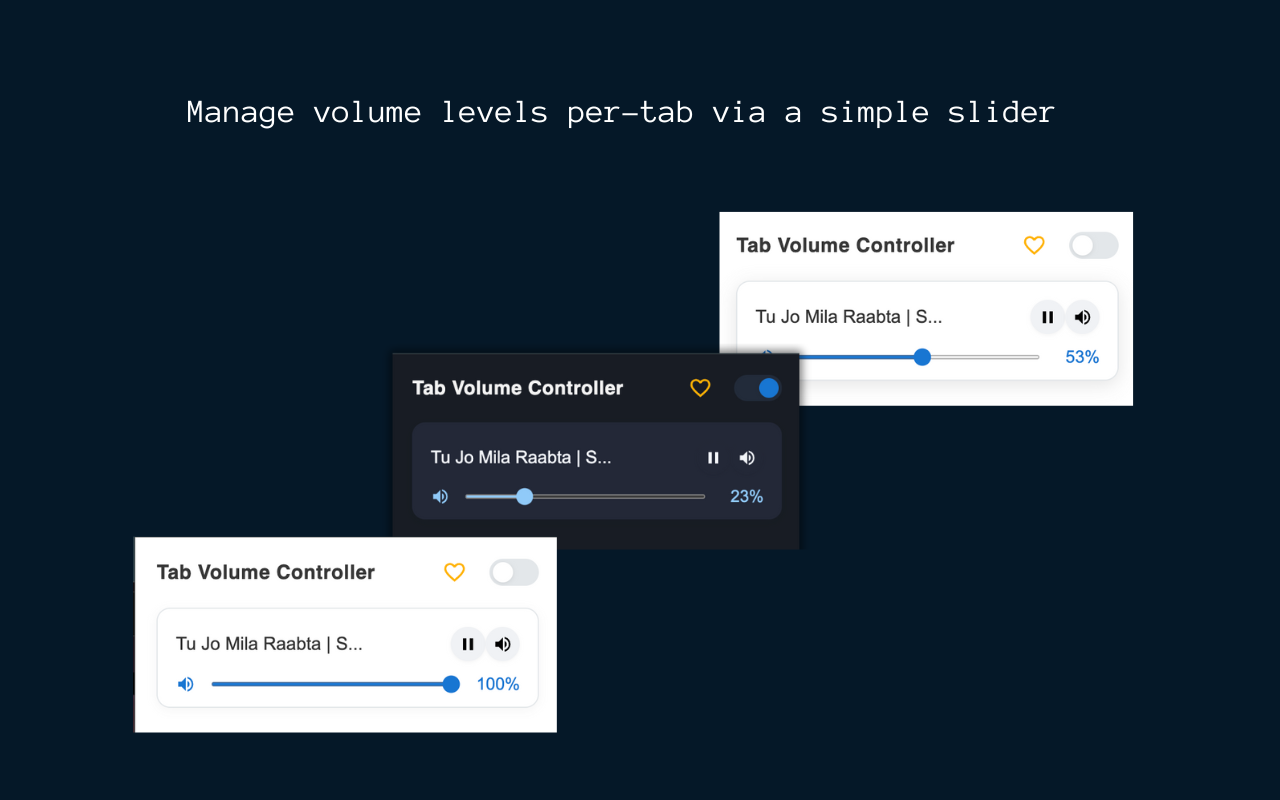 Tab Volume Controller - 截图 4