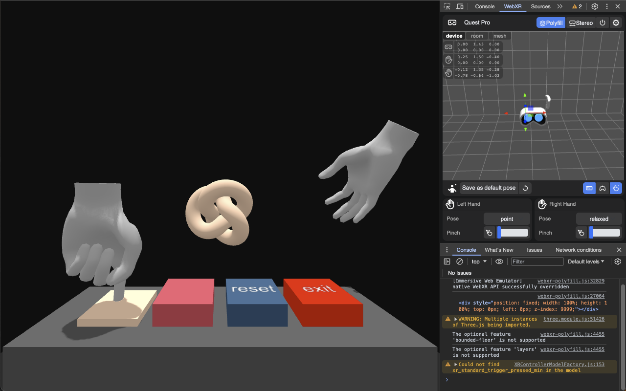 Immersive Web Emulator - 截图 1