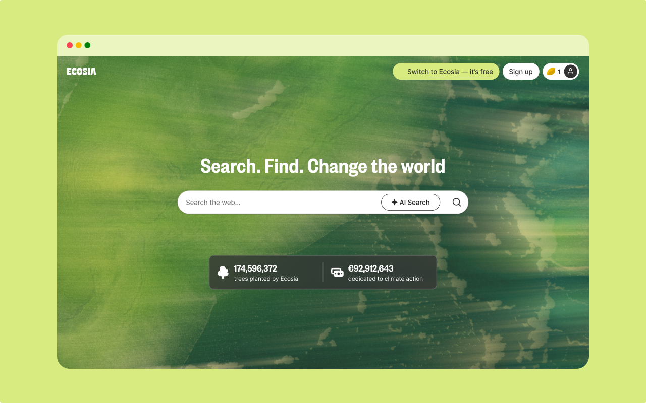 Ecosia - The search engine that plants trees - 截图 3