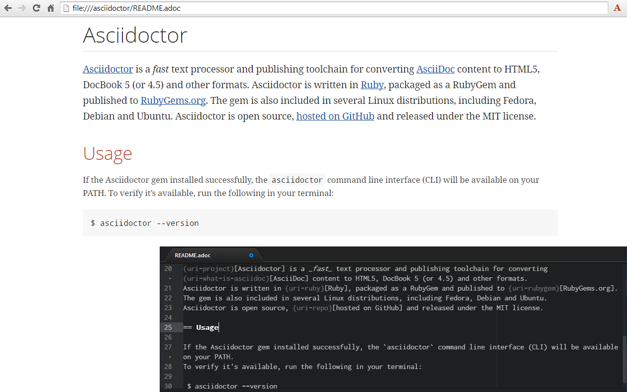 Asciidoctor.js Live Preview - 截图 3