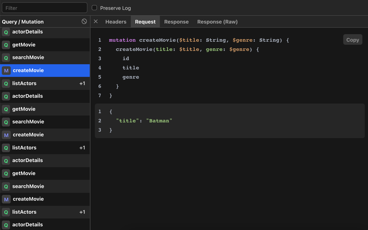GraphQL Network Inspector - 截图 1
