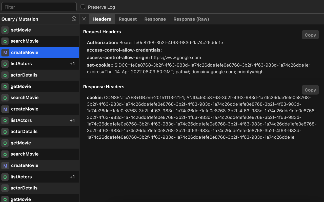 GraphQL Network Inspector - 截图 4